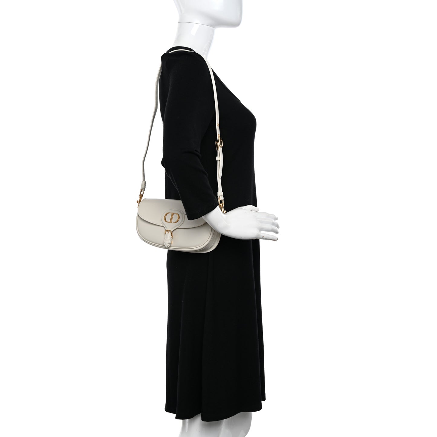 Box Calfskin East West Bobby Bag Latte