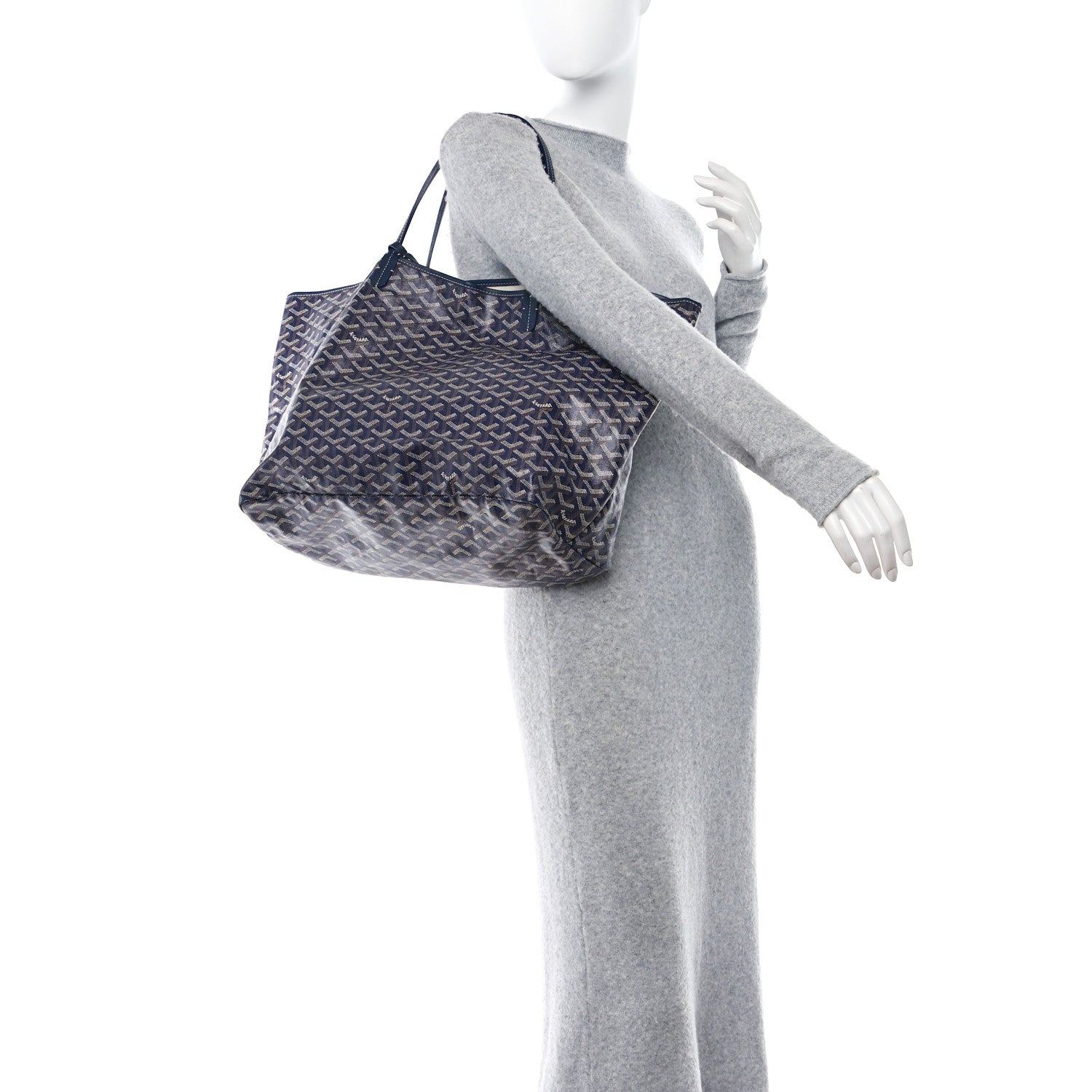 Goyard Goyardine Saint Louis GM Navy 2 of 14