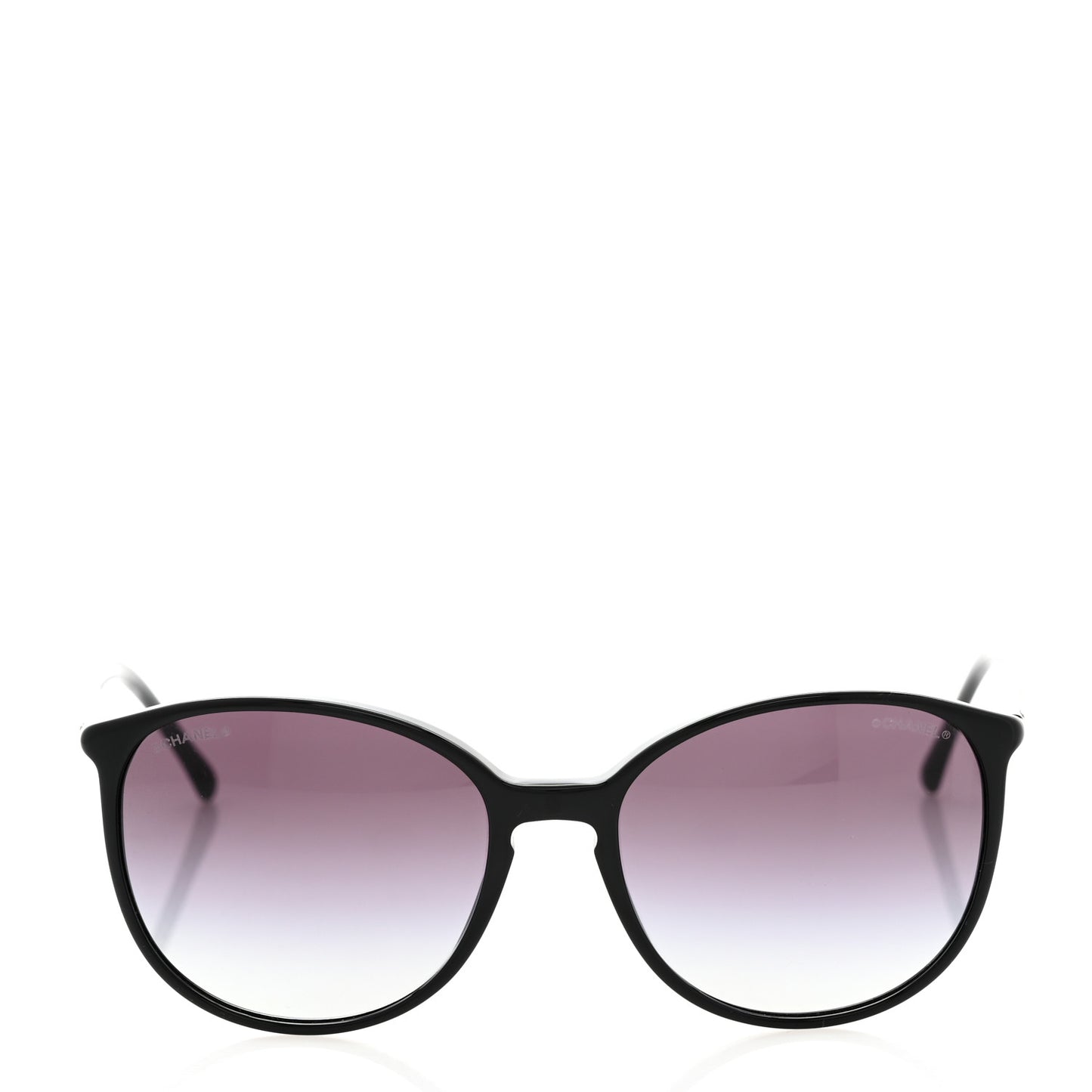 Acetate Round Sunglasses 5278 Black