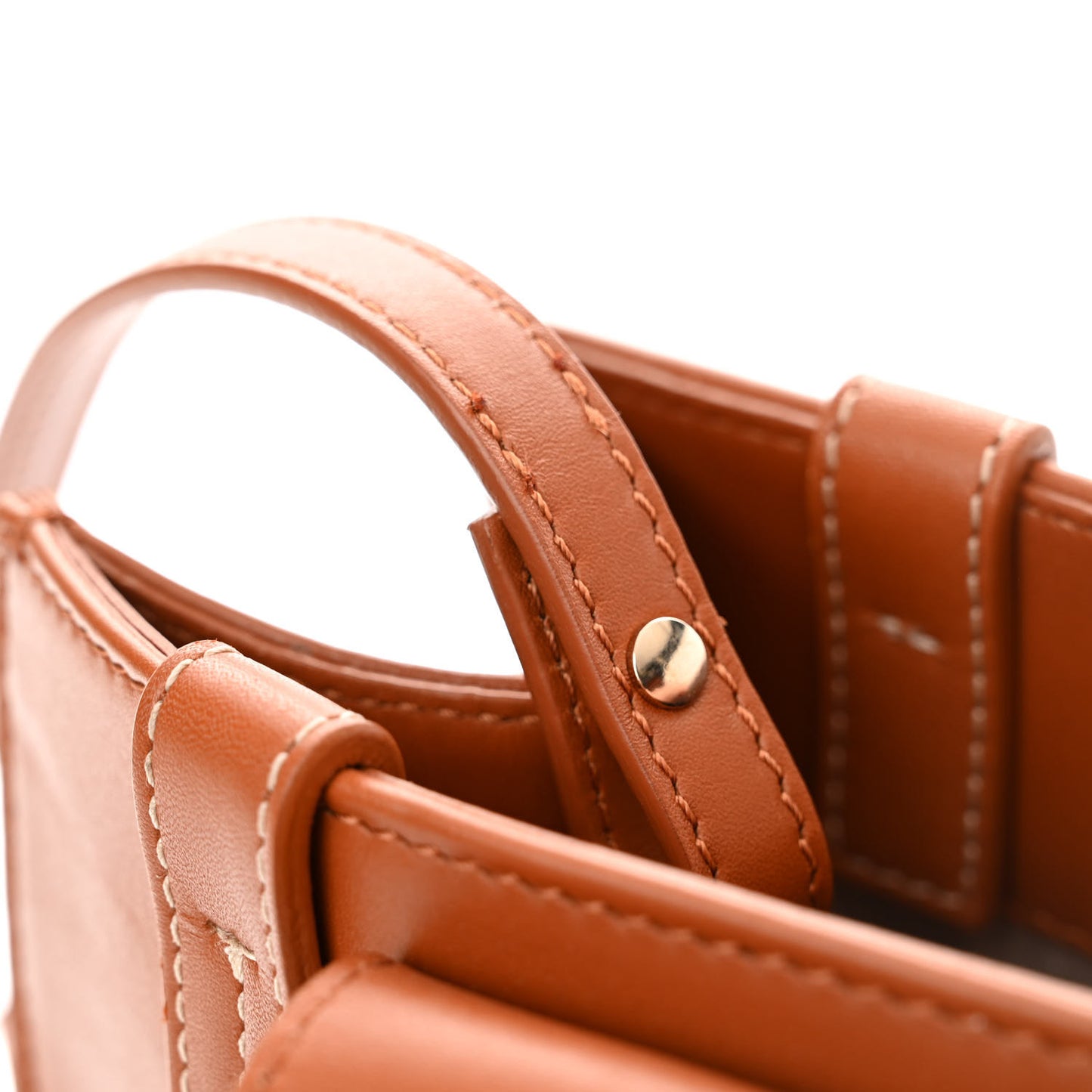 Calfskin Small Woody Tote Caramel