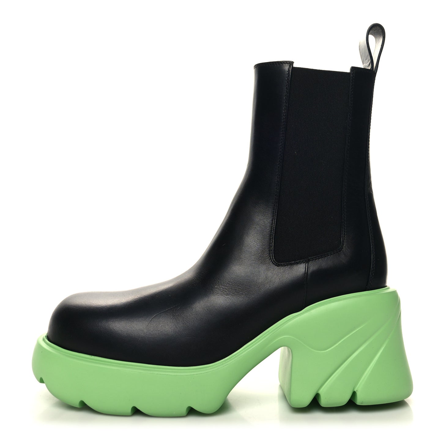 Calfskin The Flash Chelsea Boots 40 Pistachio