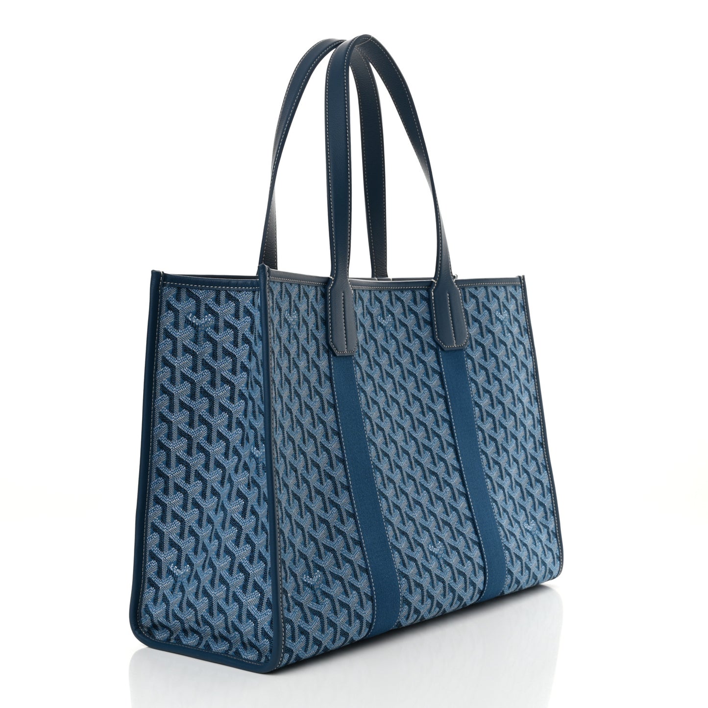 Goyardine Villette MM Tote Ocean Blue
