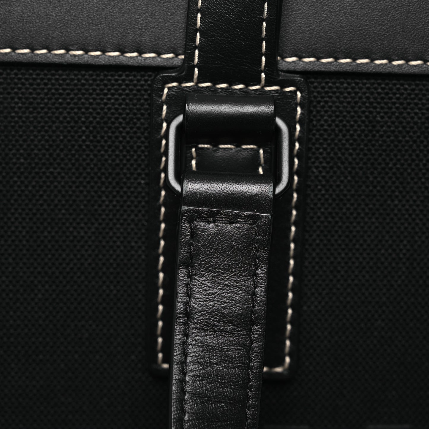 Napacot Canvas Spanish Calfskin Medium Klassik Tote Black