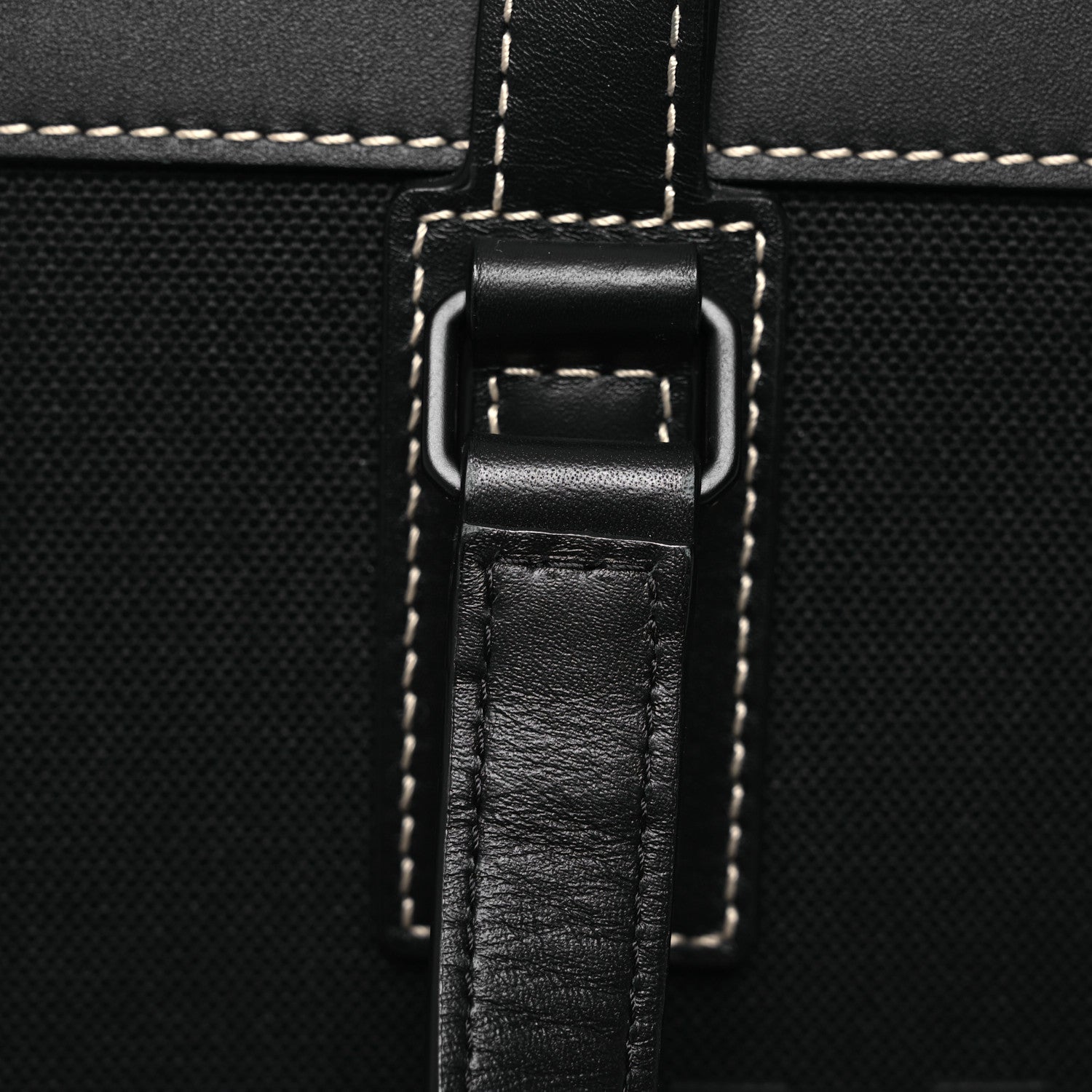 MCM Napacot Canvas Spanish Calfskin Medium Klassik Tote Black 16 of 17