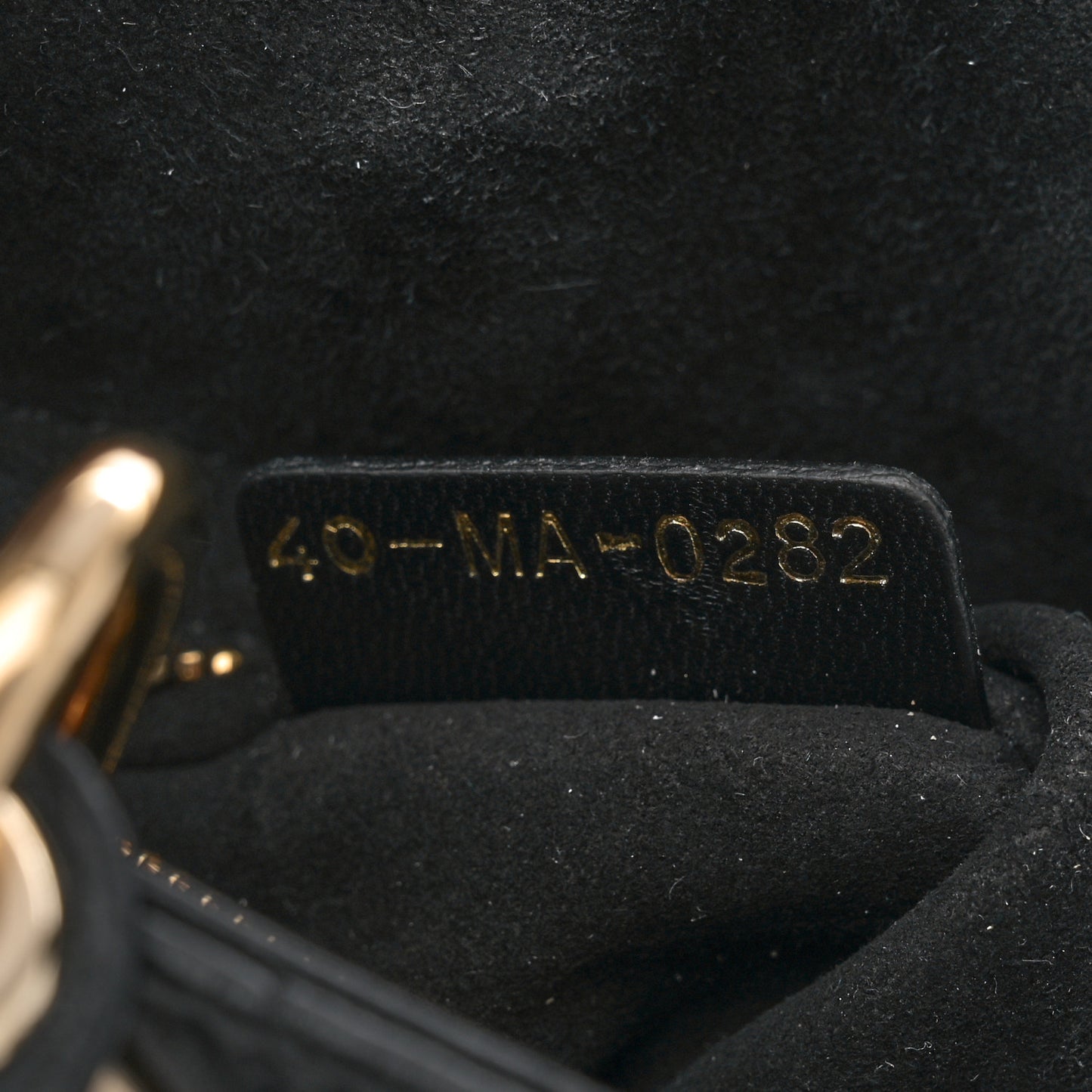 Lambskin Cannage Mini Lady Dior Black