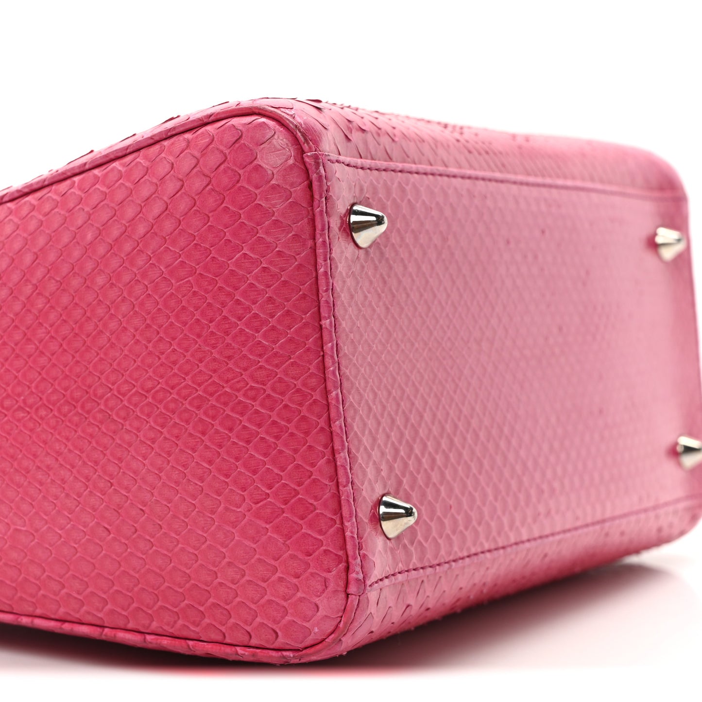 Snakeskin Medium Lady Dior Pink