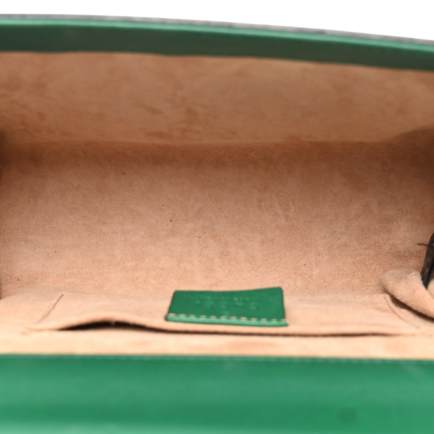 Calfskin Studded Small Padlock Shoulder Bag Emerald