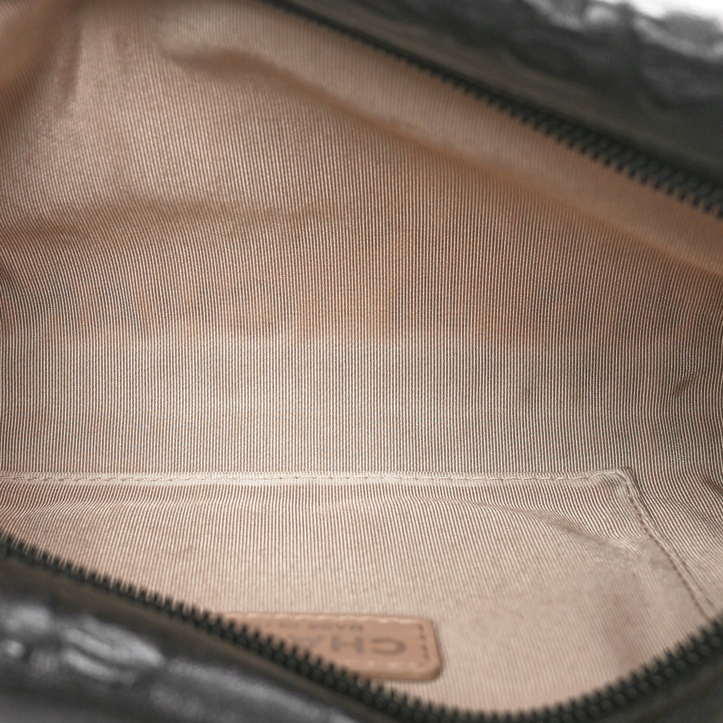 Lambskin Rue Cambon Wristlet Black