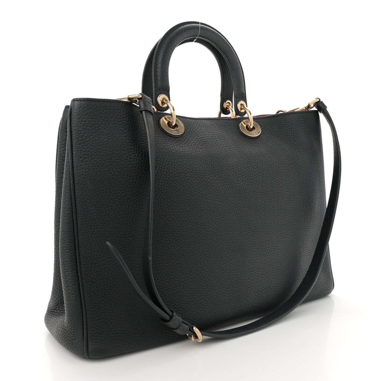 Bullcalf Large Diorissimo Tote Black Rose Indien
