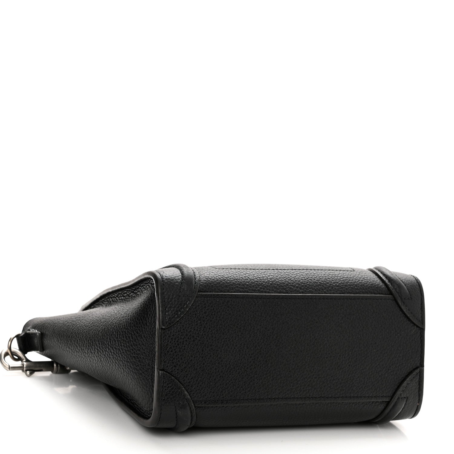 Celine Drummed Calfskin Nano Luggage Black 4 of 15
