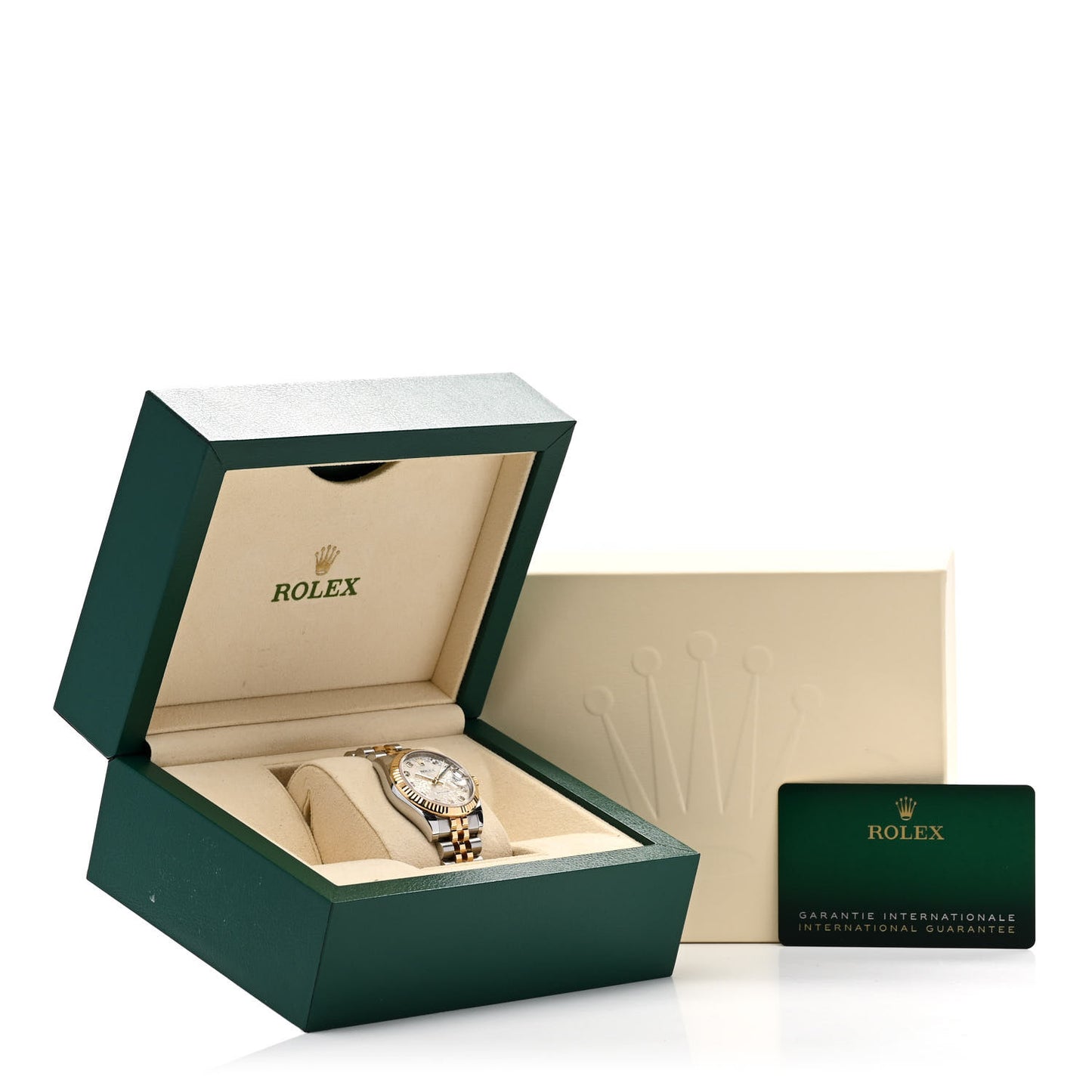 Stainless Steel 18K Yellow Gold Diamond 31mm Oyster Perpetual Datejust Watch Silver Jubilee 178273