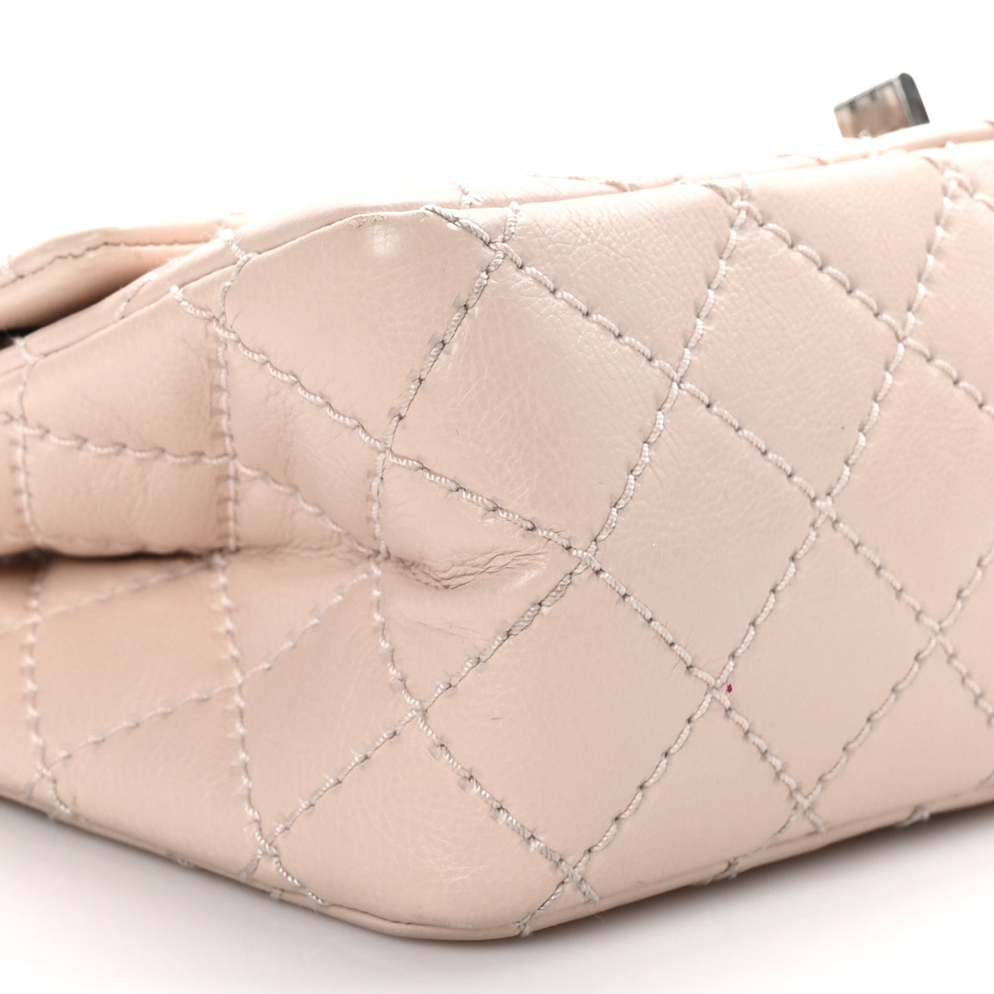 Calfskin Vivid Stitched 2.55 Reissue 226 Flap Light Pink