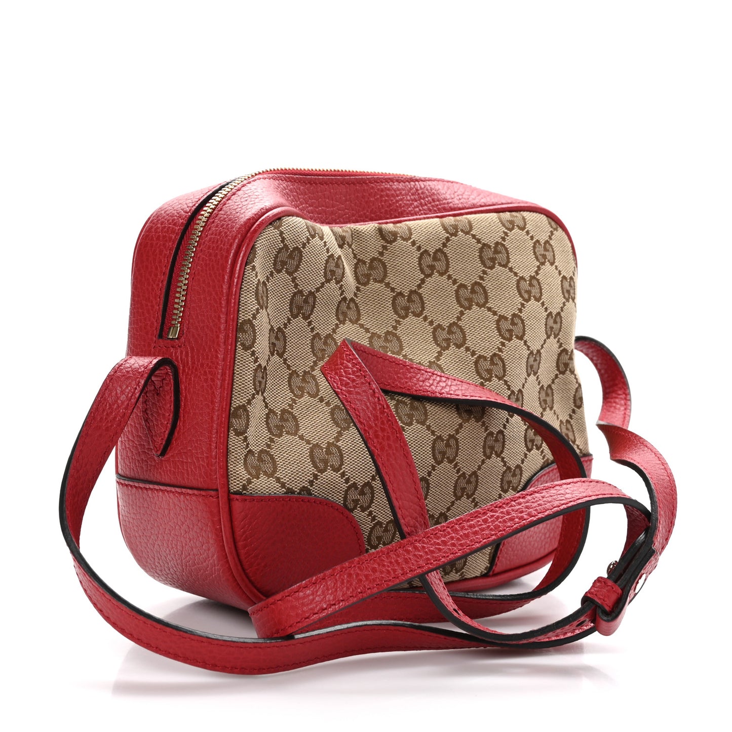 Monogram Mini Bree Messenger Bag Red