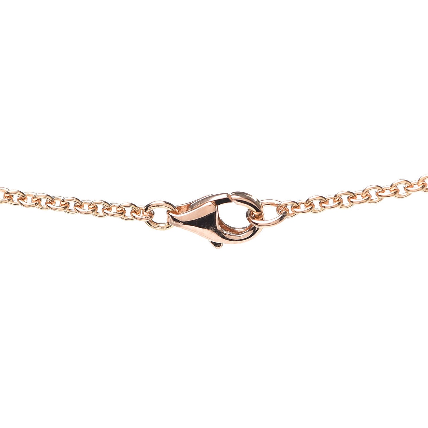 18K Pink Gold Interlocking LOVE Necklace
