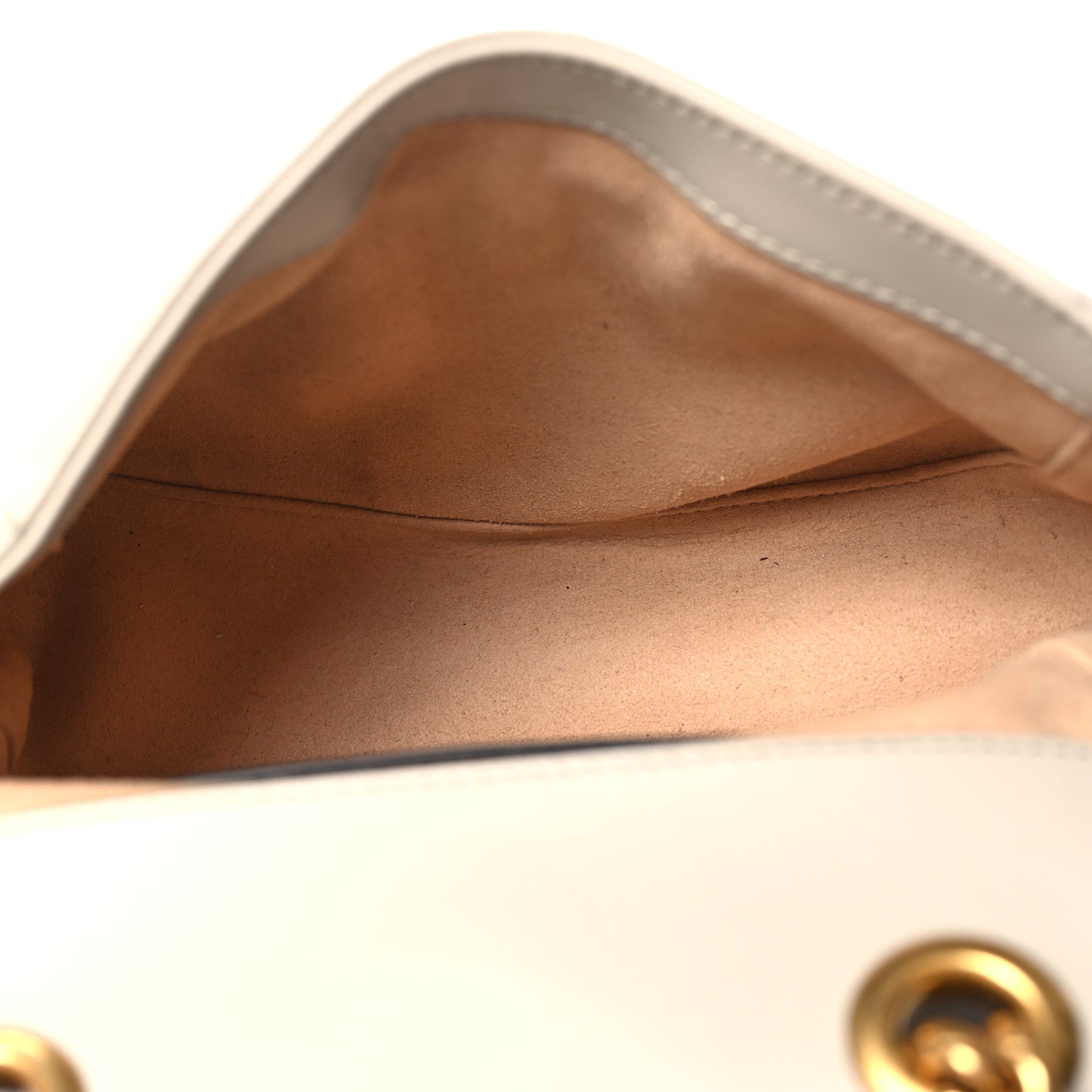 Calfskin Matelasse Mini GG Marmont Square Shoulder Bag Light Grey