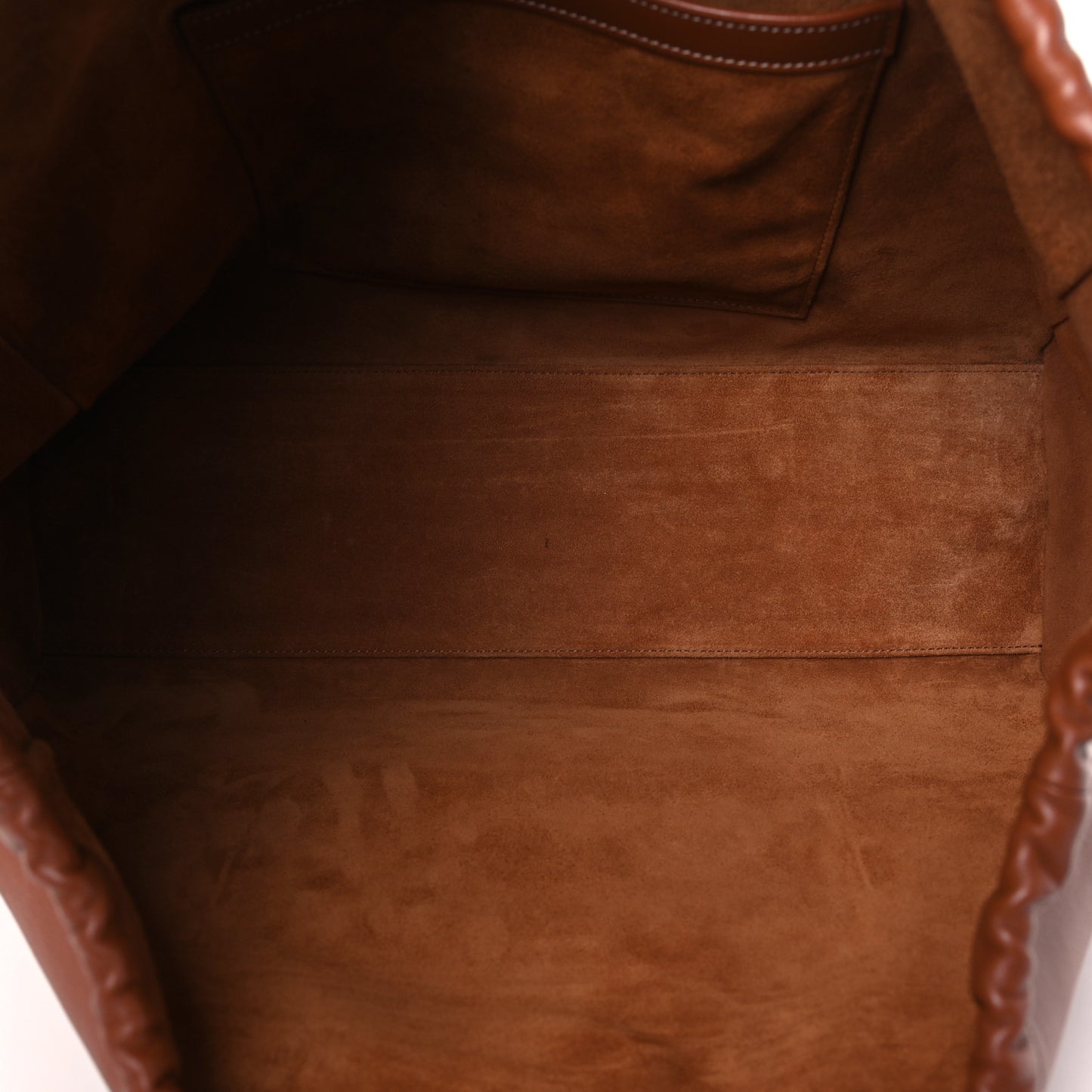 Smooth Calfskin Cuir Triomphe Cabas Drawstring Tan