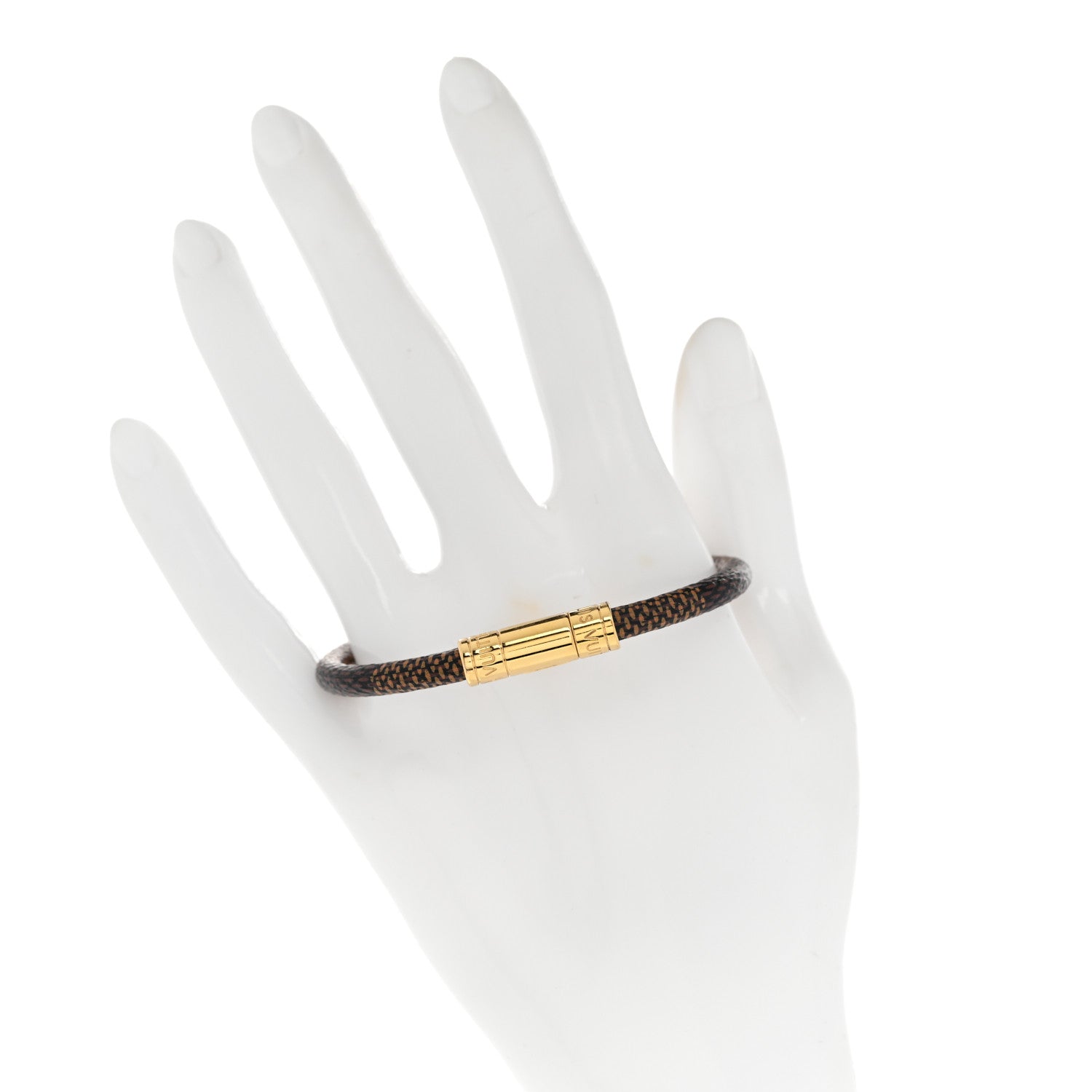 Louis Vuitton Damier Ebene Keep It Bracelet 2 of 6