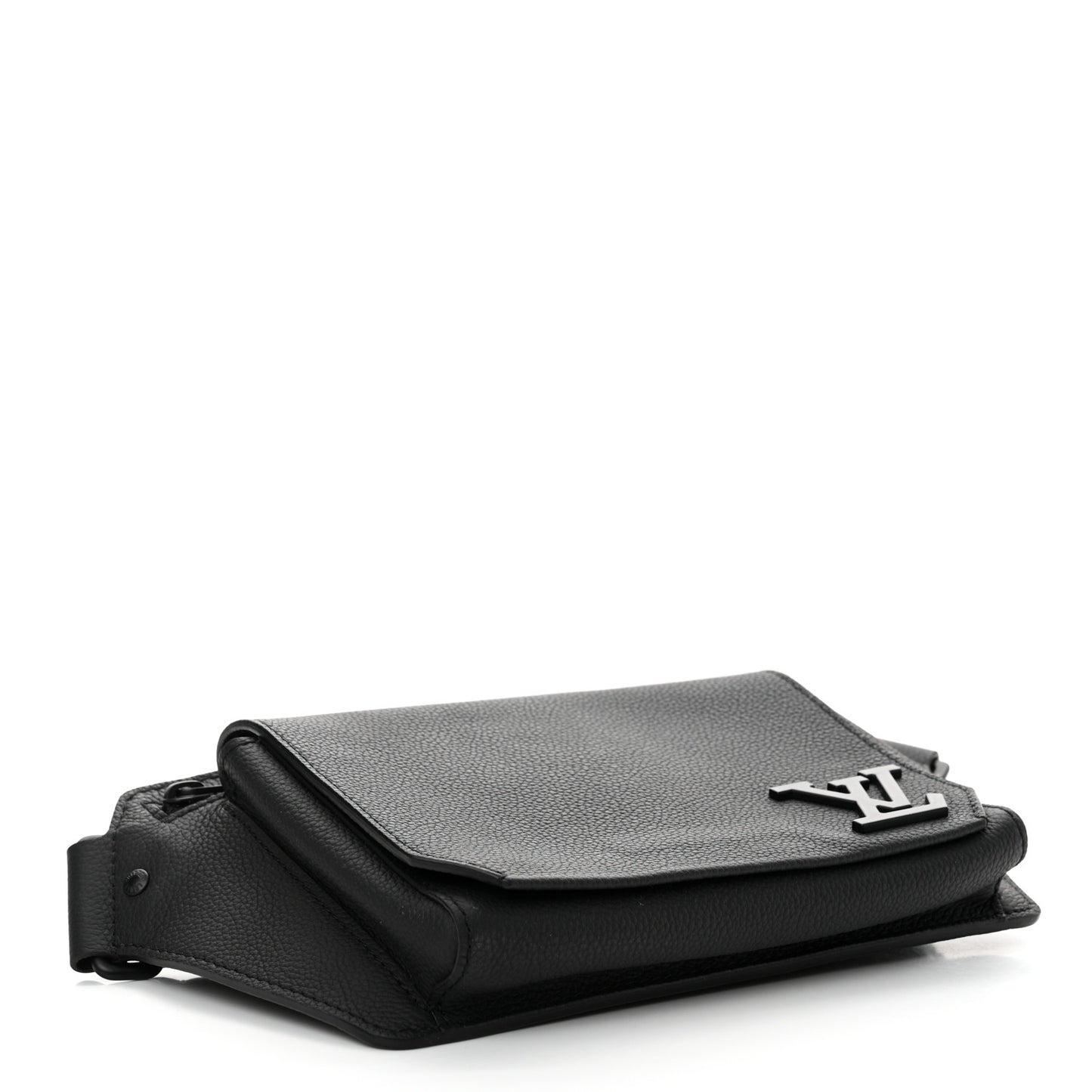 Grained Calfskin Aerogram Takeoff Sling Black