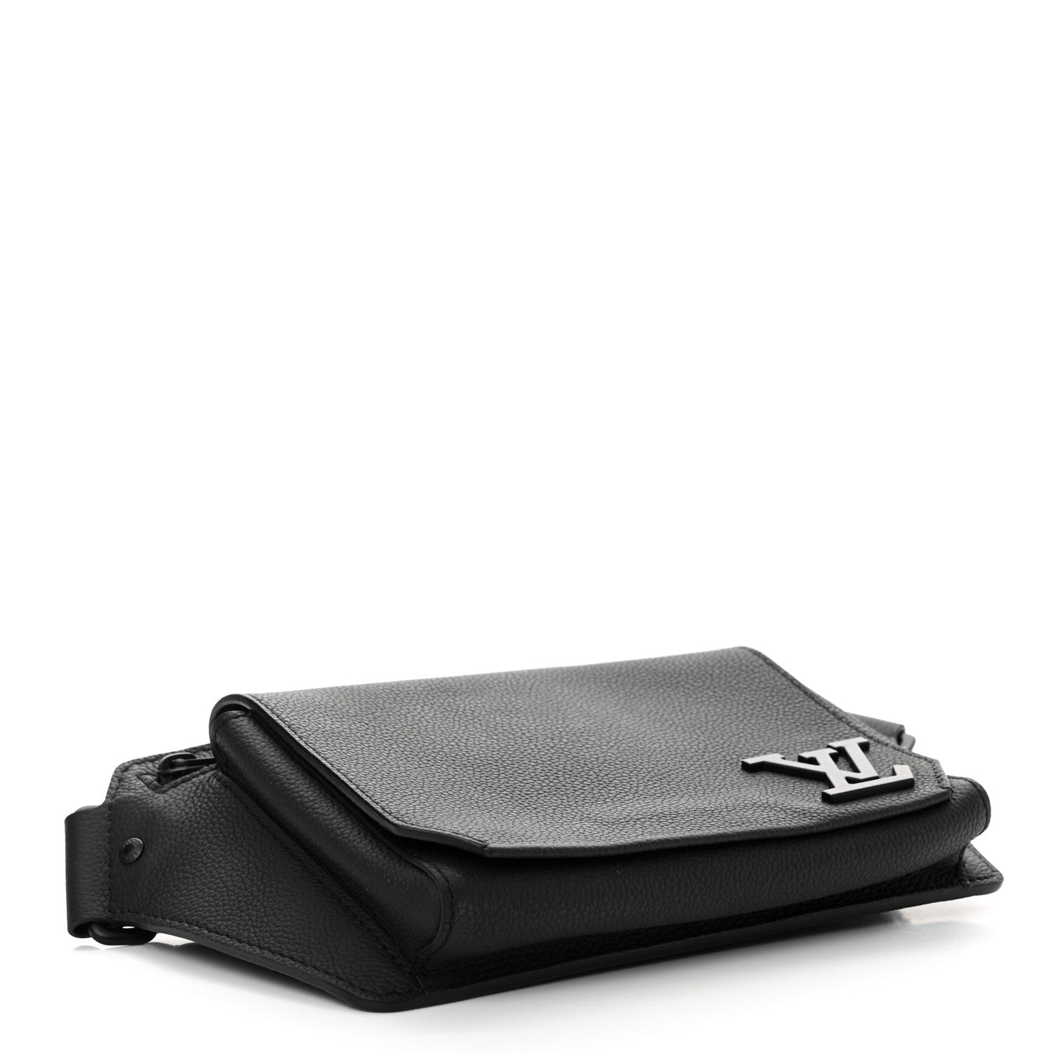Louis Vuitton Grained Calfskin Aerogram Takeoff Sling Black 4 of 11