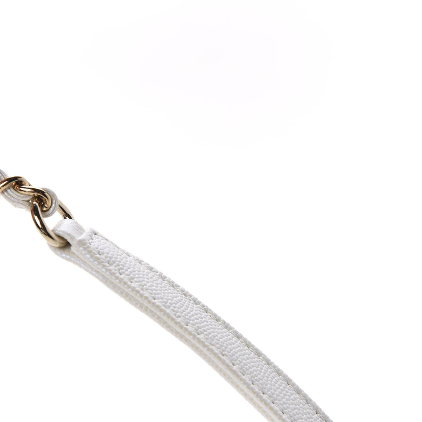 Iridescent Caviar Quilted Mini Coco Handle Flap White