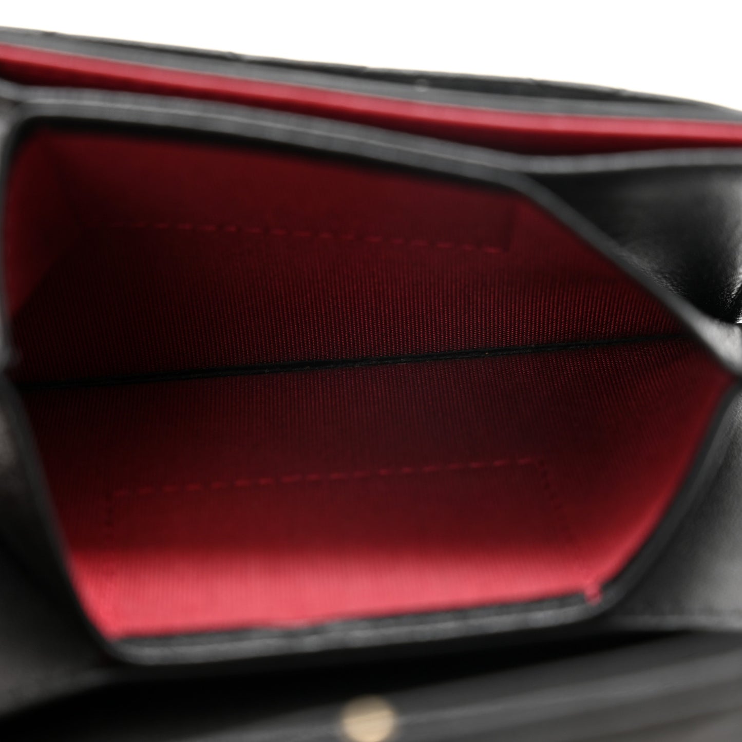 Lambskin Quilted Pearl Crown Clutch With Chain Black