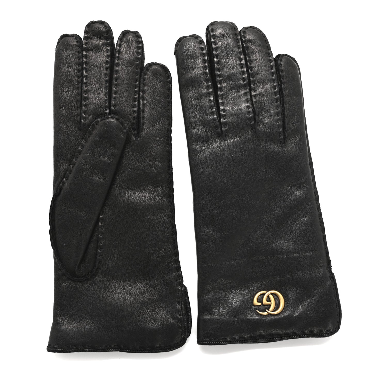 Nappa Lambskin Maya GG Gloves 6.5 Black