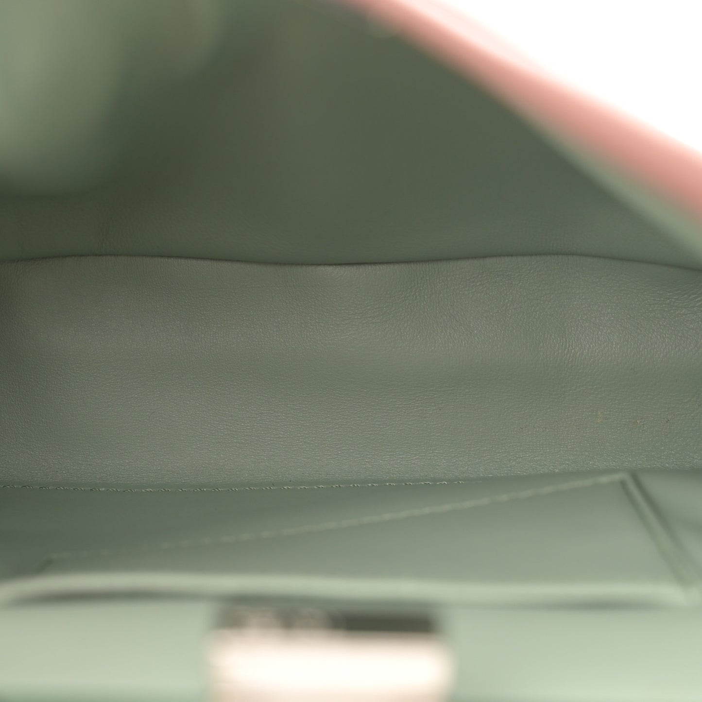 Nappa Colorblock Mini Peekaboo Iconic Satchel English Rose Plaster Oxigen