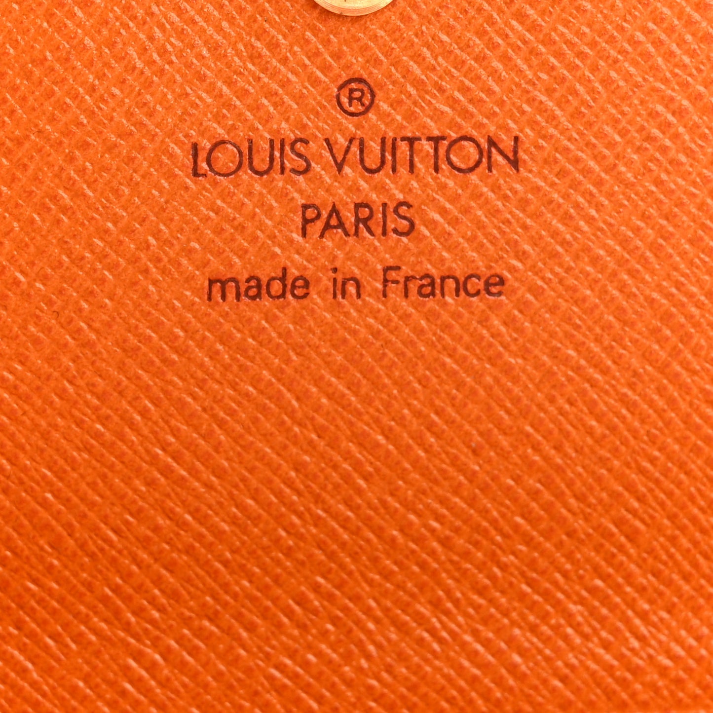 Epi Porte-Monnaie Billets Tresor Wallet Mandarine