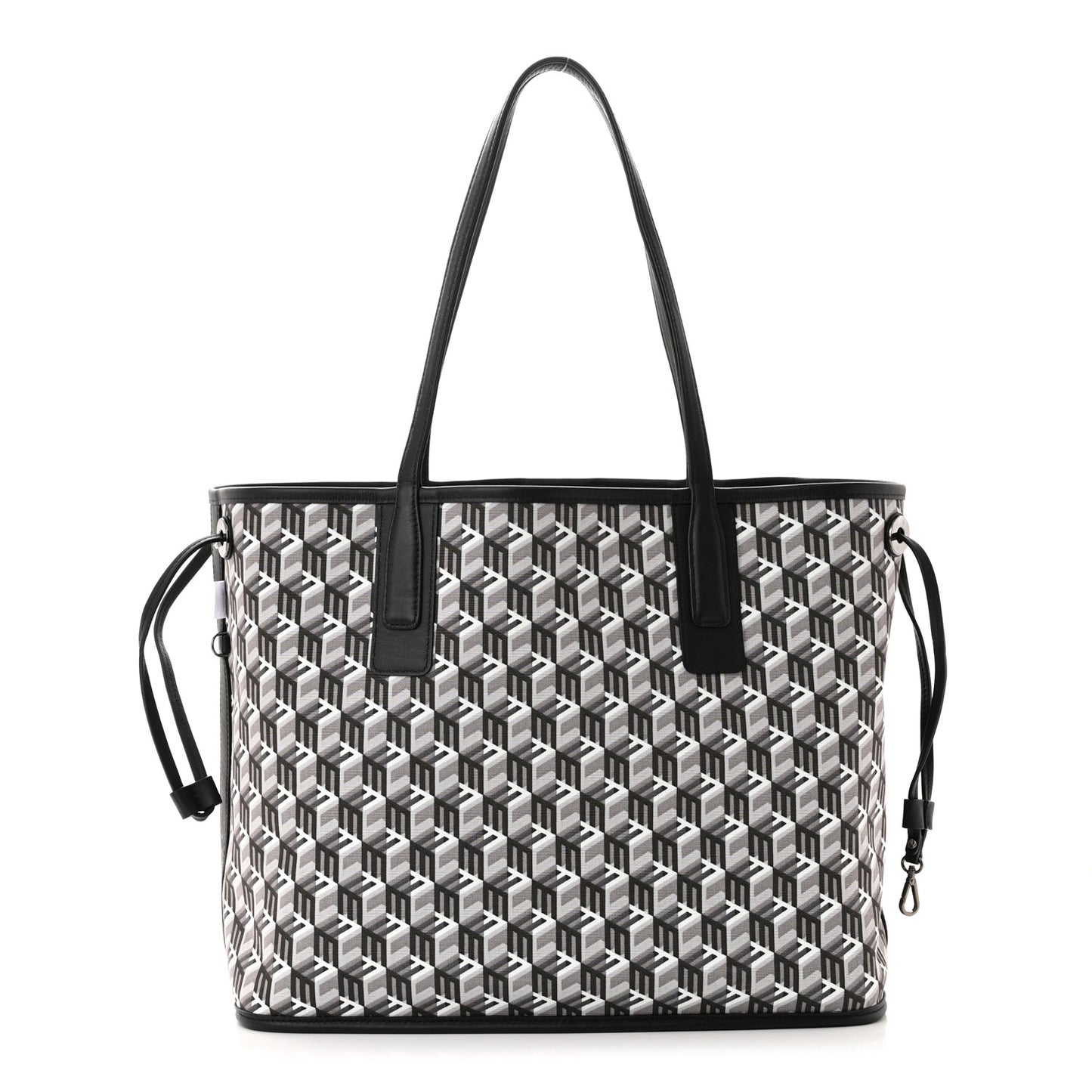 Visetos Medium Liz Reversible Shopper Tote Black