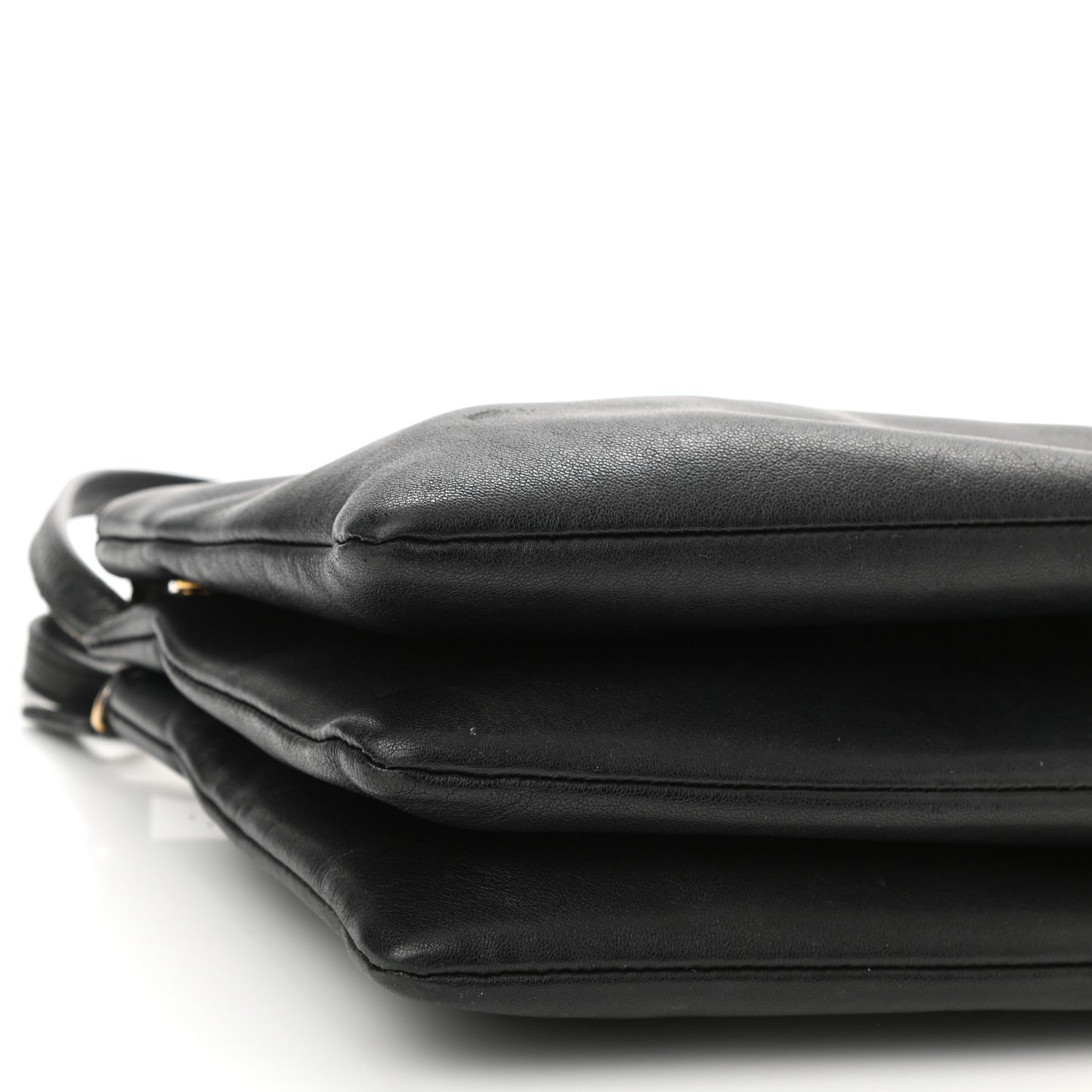 Lambskin Small Trio Crossbody Bag Black