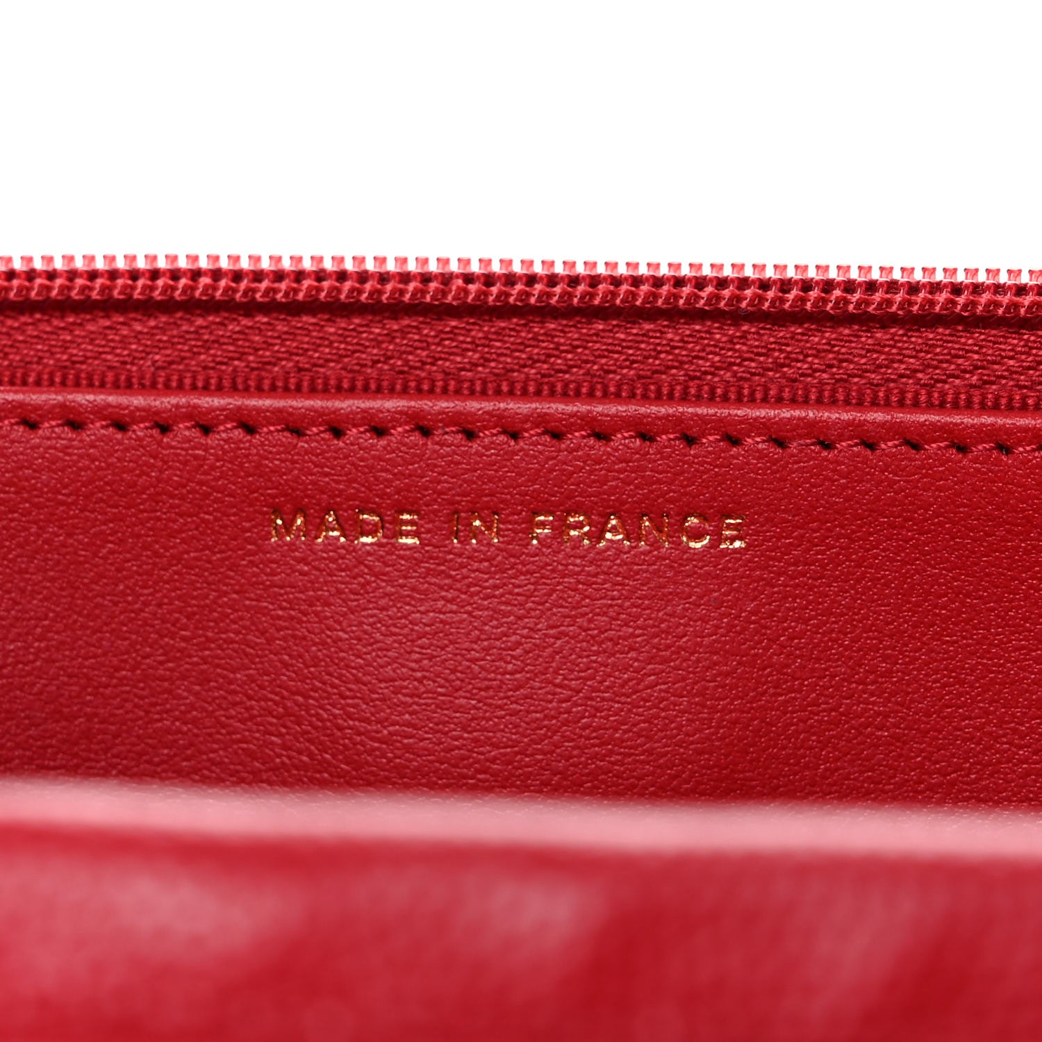 Chanel Caviar Quilted Wallet On Chain WOC Red 7 of 11