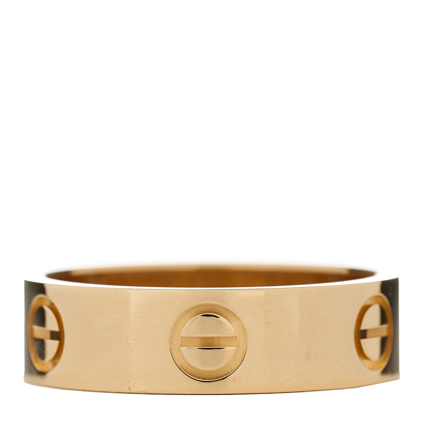 18K Yellow Gold 5.5mm LOVE Ring 55 7.25