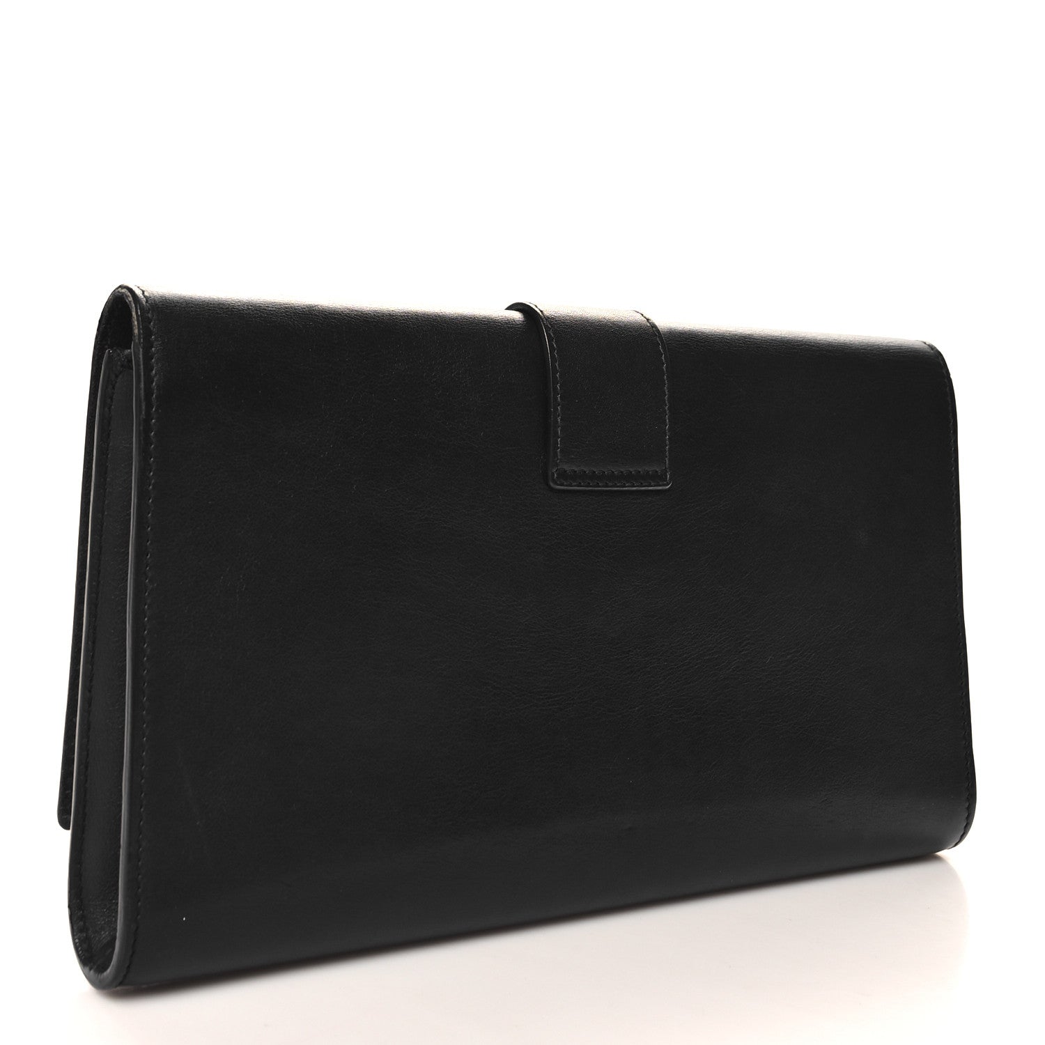 Saint Laurent Calfskin Classic Y Ligne Clutch Black 3 of 11
