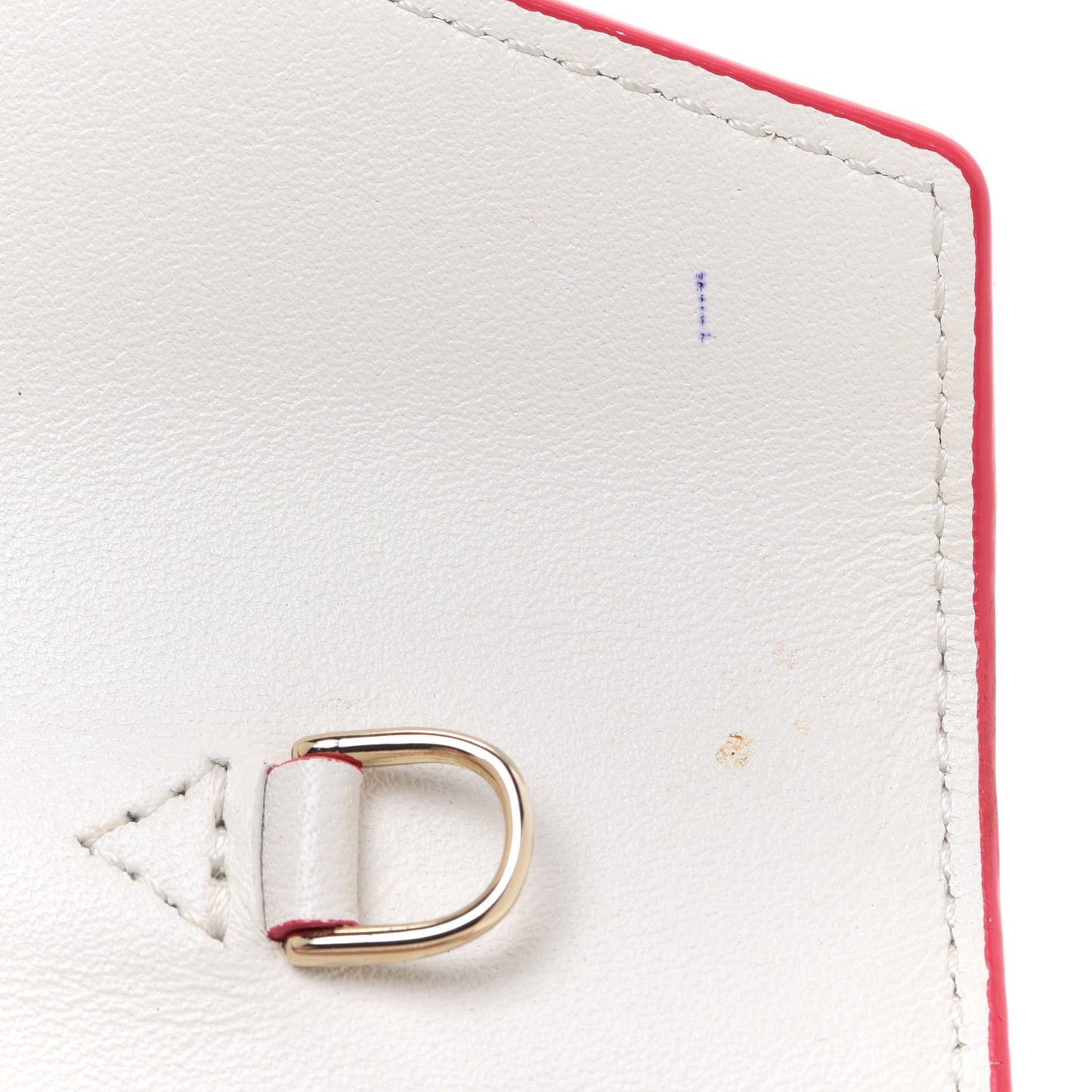Calfskin Visetos Monogram Patricia Color Block Wallet On Chain Pink Tint