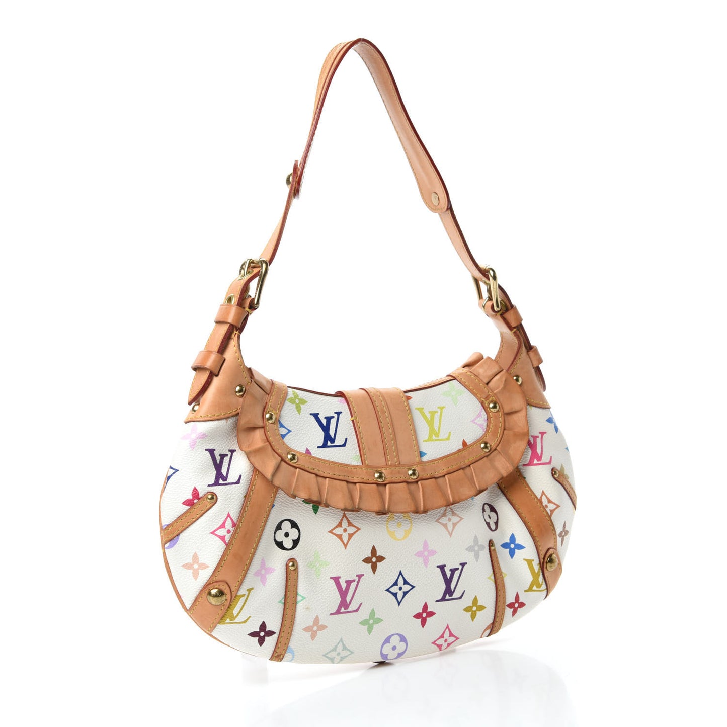 Monogram Multicolor Leonor White