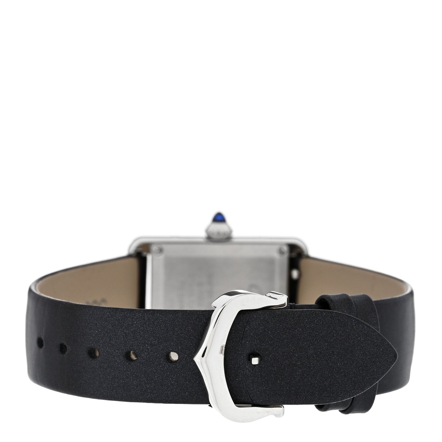 Stainless Steel Satin Diamond 22mm Must de Cartier Tank Quartz Watch