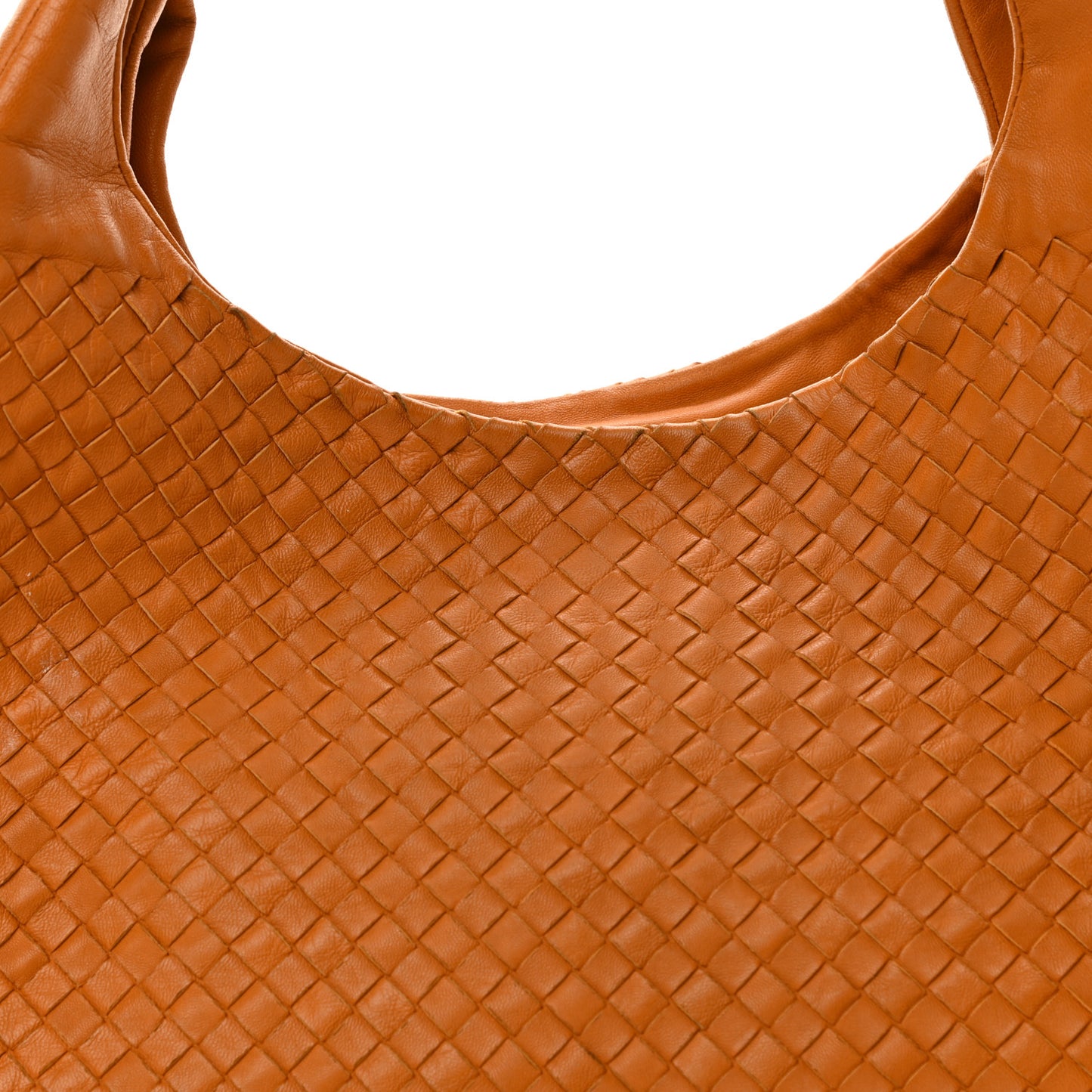 Nappa Intrecciato Medium Campana Hobo Topaz
