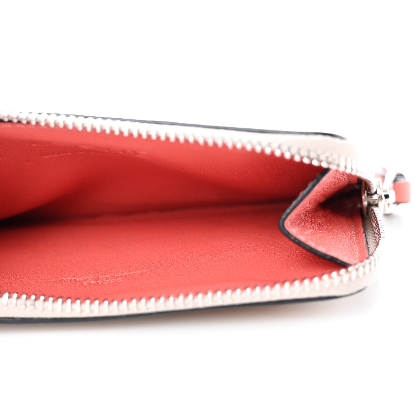 Soft Grained Calfskin Coin Card Holder Light Oat Honey