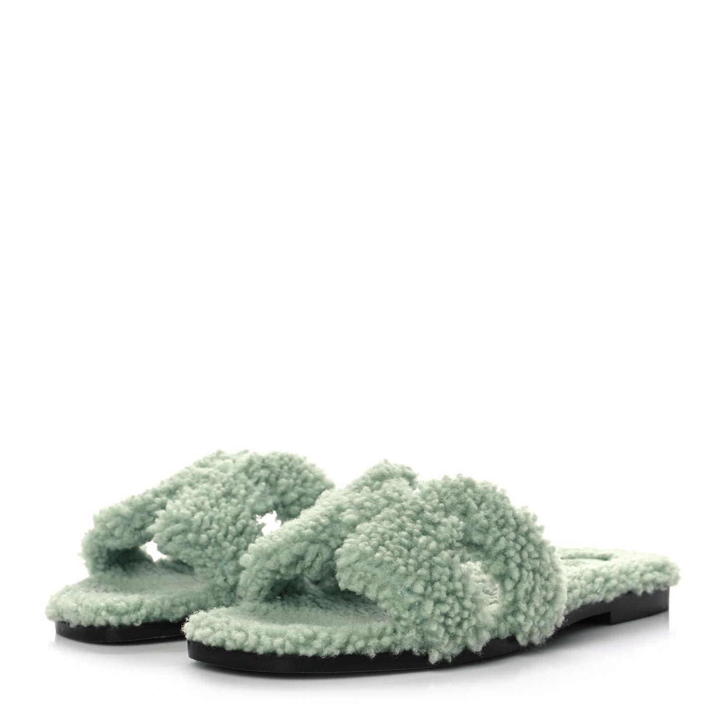 Woolskin Oran Sandals 37.5 Vert D'Eau