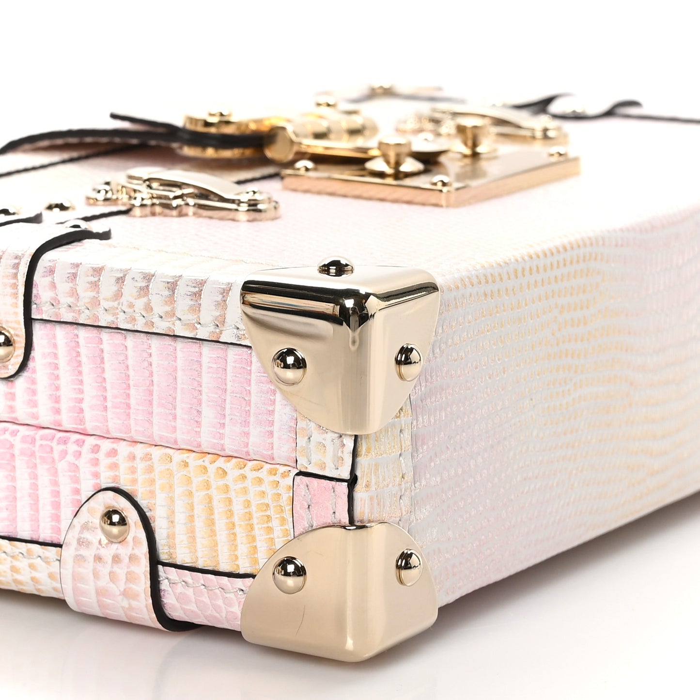 Lizard Petite Malle Pastel Mirage