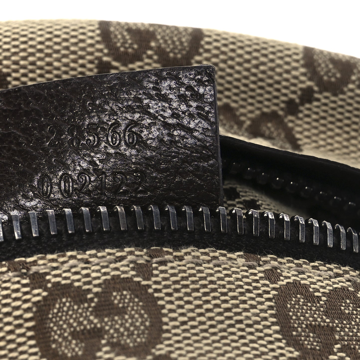 GG Monogram Double Pocket Belt Bag Dark Brown