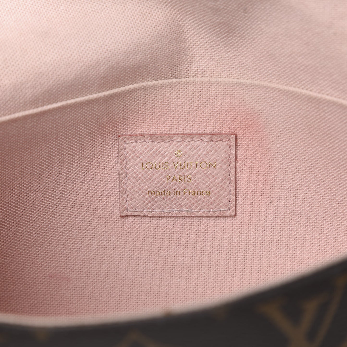 Monogram Valentine Dog Pochette Felicie Chain Wallet