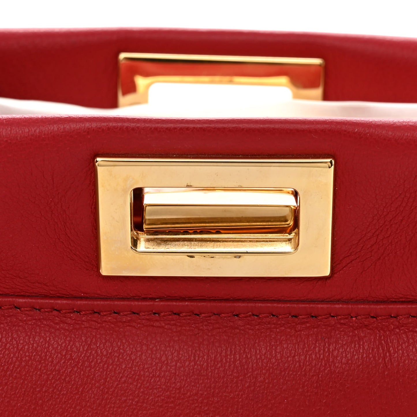 Nappa Crystal Stars Studded XS Peekaboo Iconic Satchel Fragola