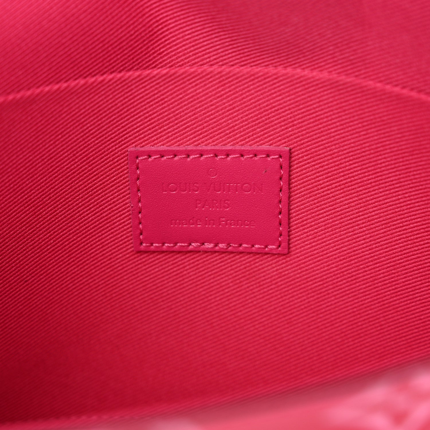 Louis Vuitton Vernis Valentine Pochette Felicie Chain Wallet Fuchsia 6 of 10