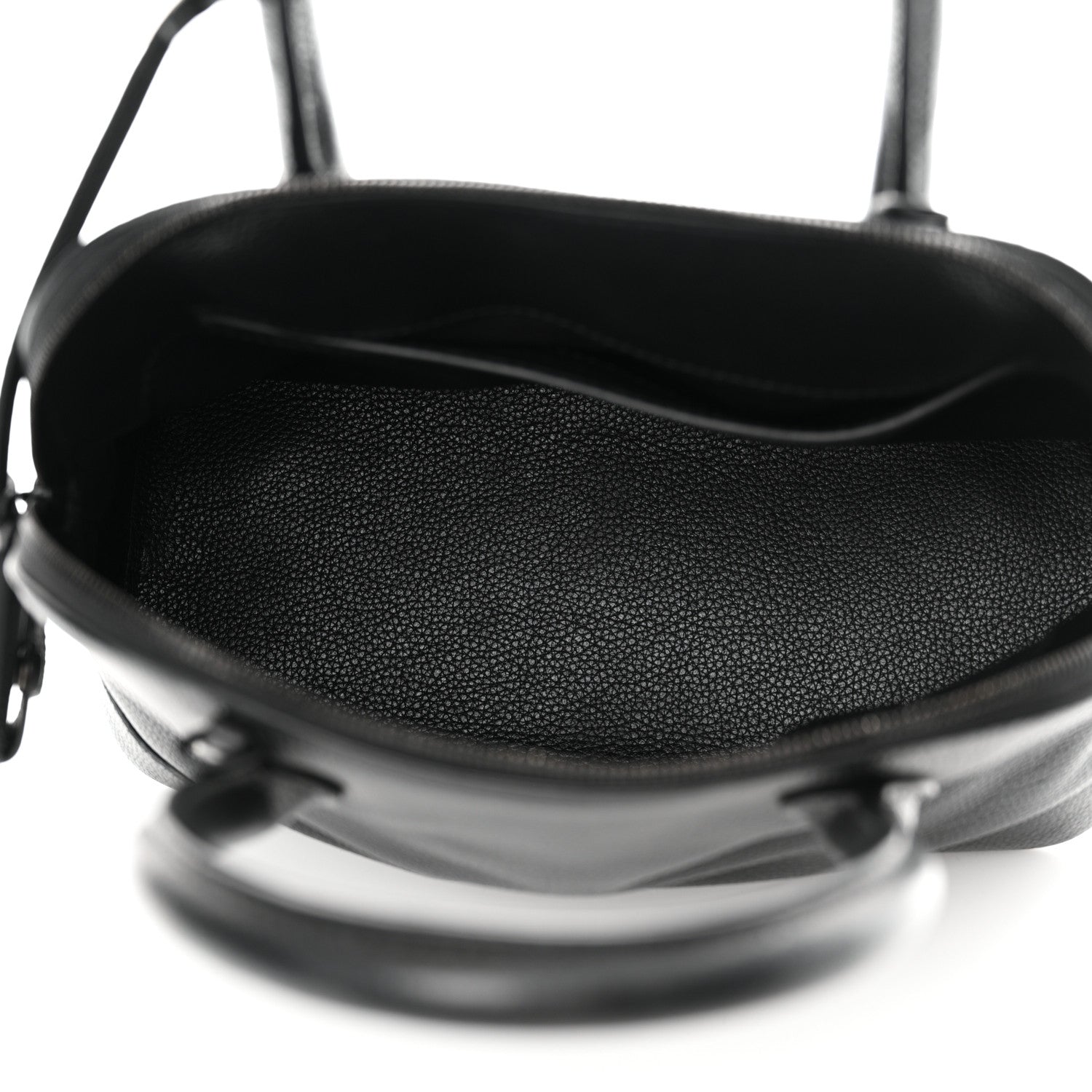 Balenciaga Supple Calfskin Rivet Small Ville Top Handle Bag Black 5 of 14