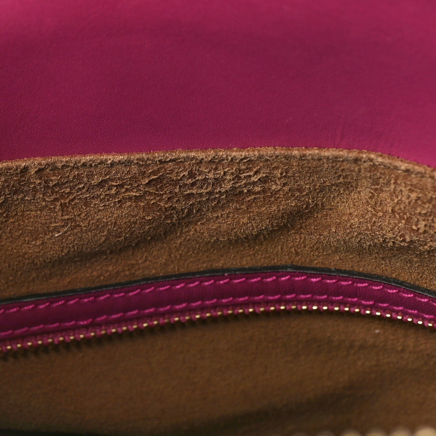 Gucci GG Supreme Monogram Moon Calfskin Small Zip Top Tote Beige Ebony Hibiscus Red New Rosette 14 of 15