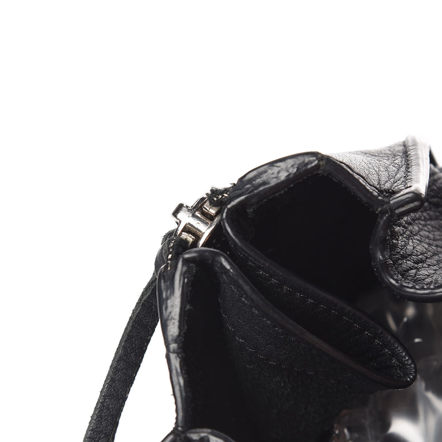 Calfskin Papier Mini A4 Tote Black