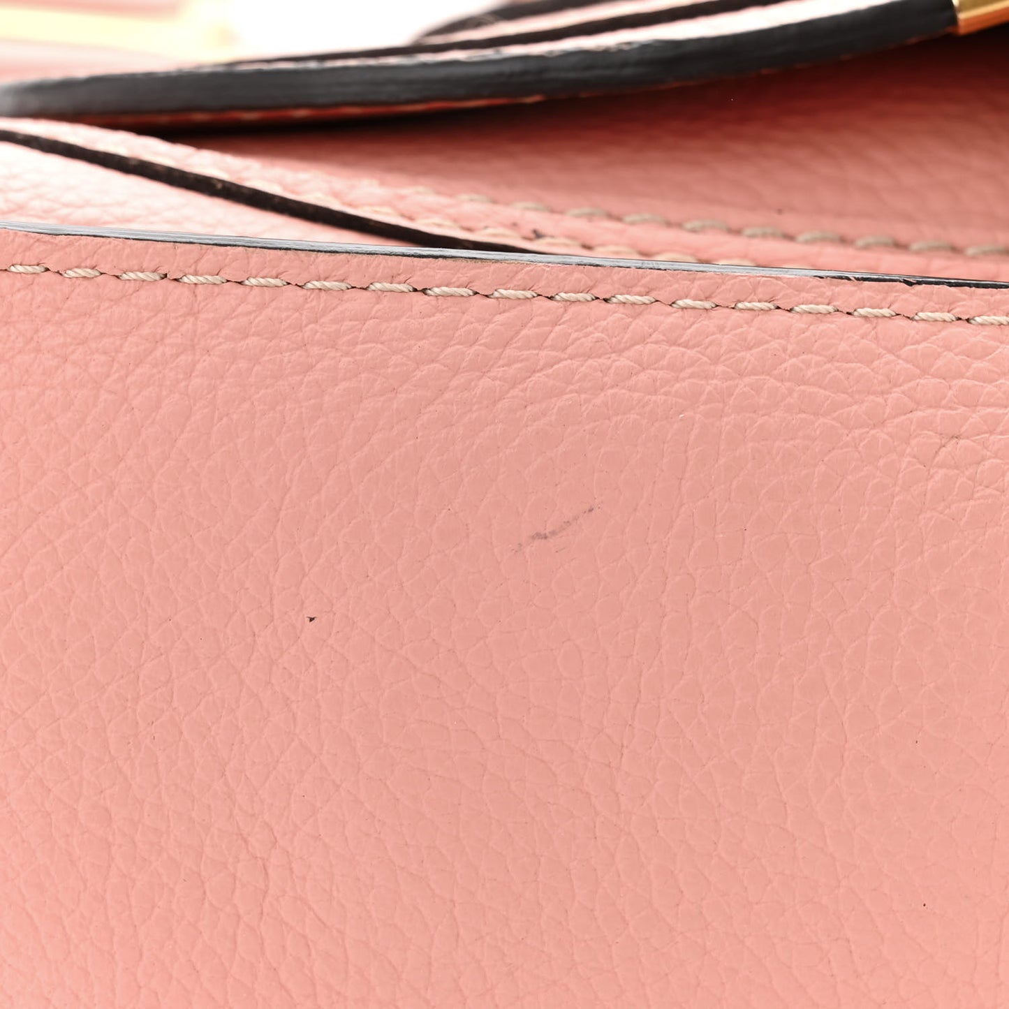 Calfskin Small Marcie Satchel Fallow Pink