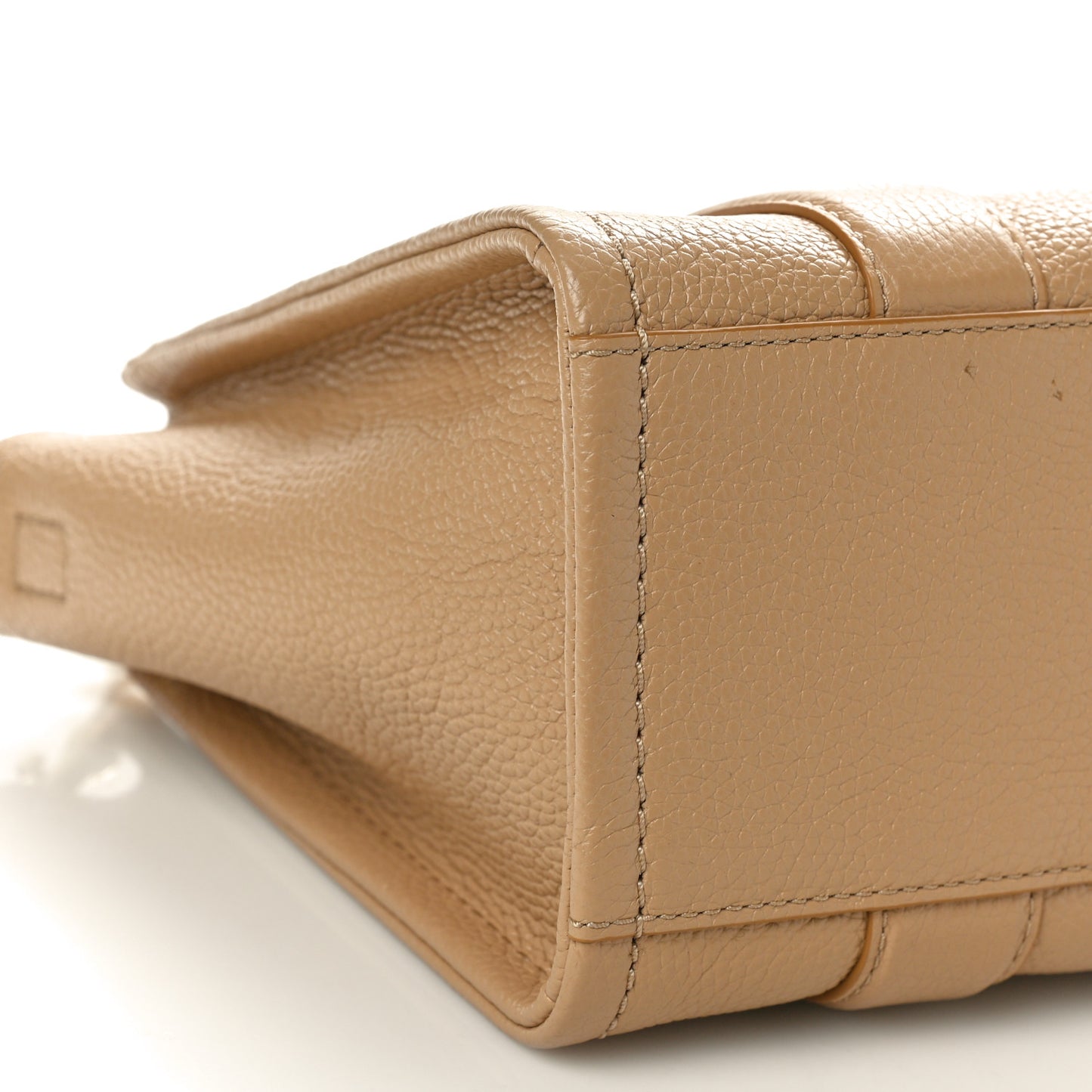 Grained Calfskin Mini The Tote Bag Camel