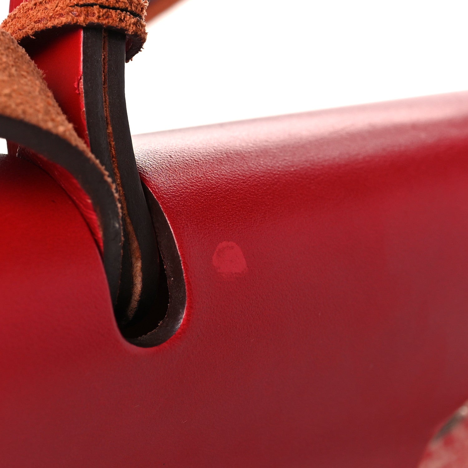 Hermes Vache Hunter Toile Pegase Pop Herbag Zip Retourne 31 PM Rouge Piment 13 of 14